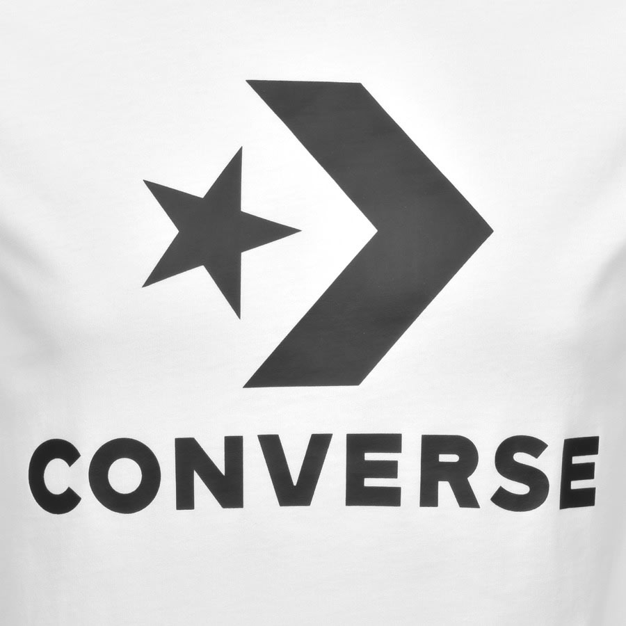 Alternative Image for ProductConverse Star Chevron Logo T Shirt White3